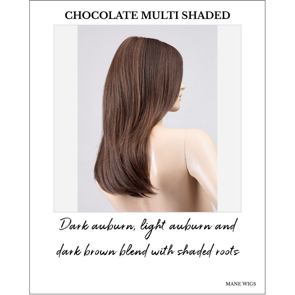 Alasia by Ellen Wille in Chocolate Multi Shaded-Dark auburn, light auburn and dark brown blend with shaded roots