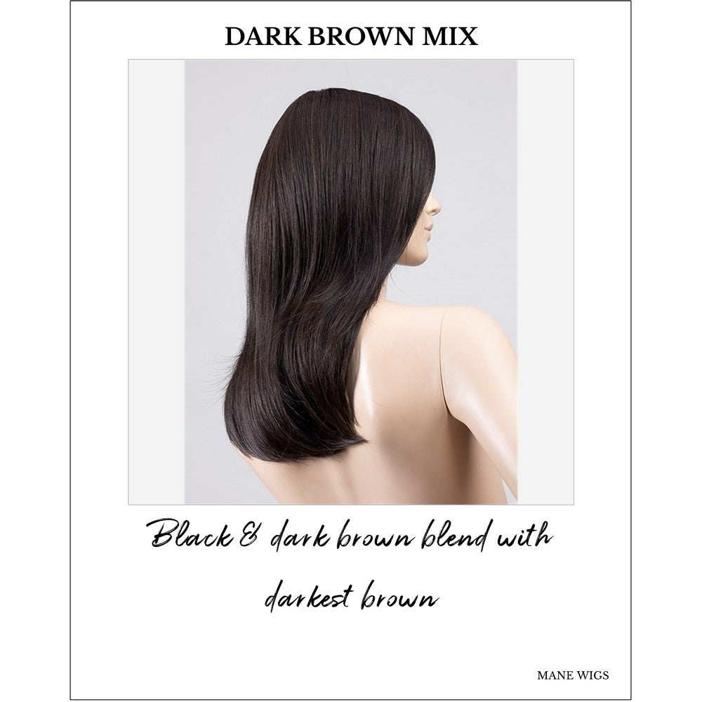 Alasia by Ellen Wille in Dark Brown Mix-Black & dark brown blend with darkest brown