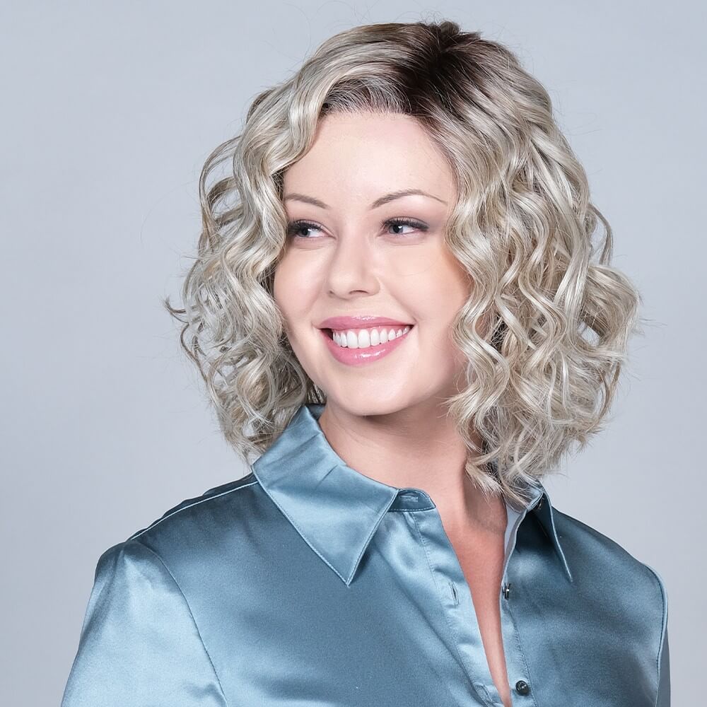 Alexandria by Belle Tress wig in Butterbeer Blonde Image 3