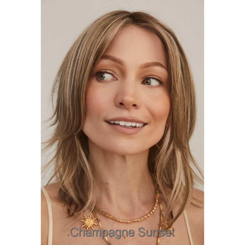 Alicia by Orchid wig in Champagne Sunset