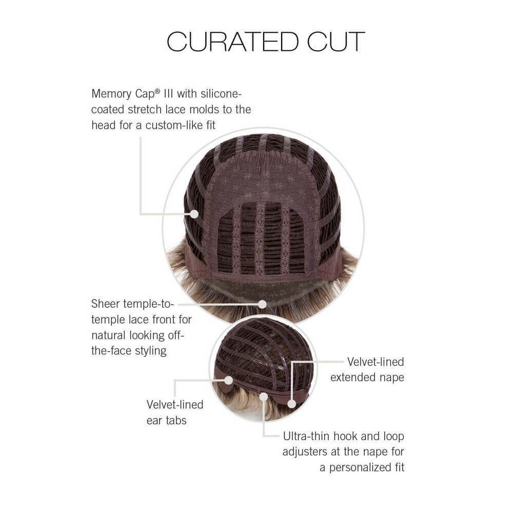 Curated Cut by Raquel Welch cap construction