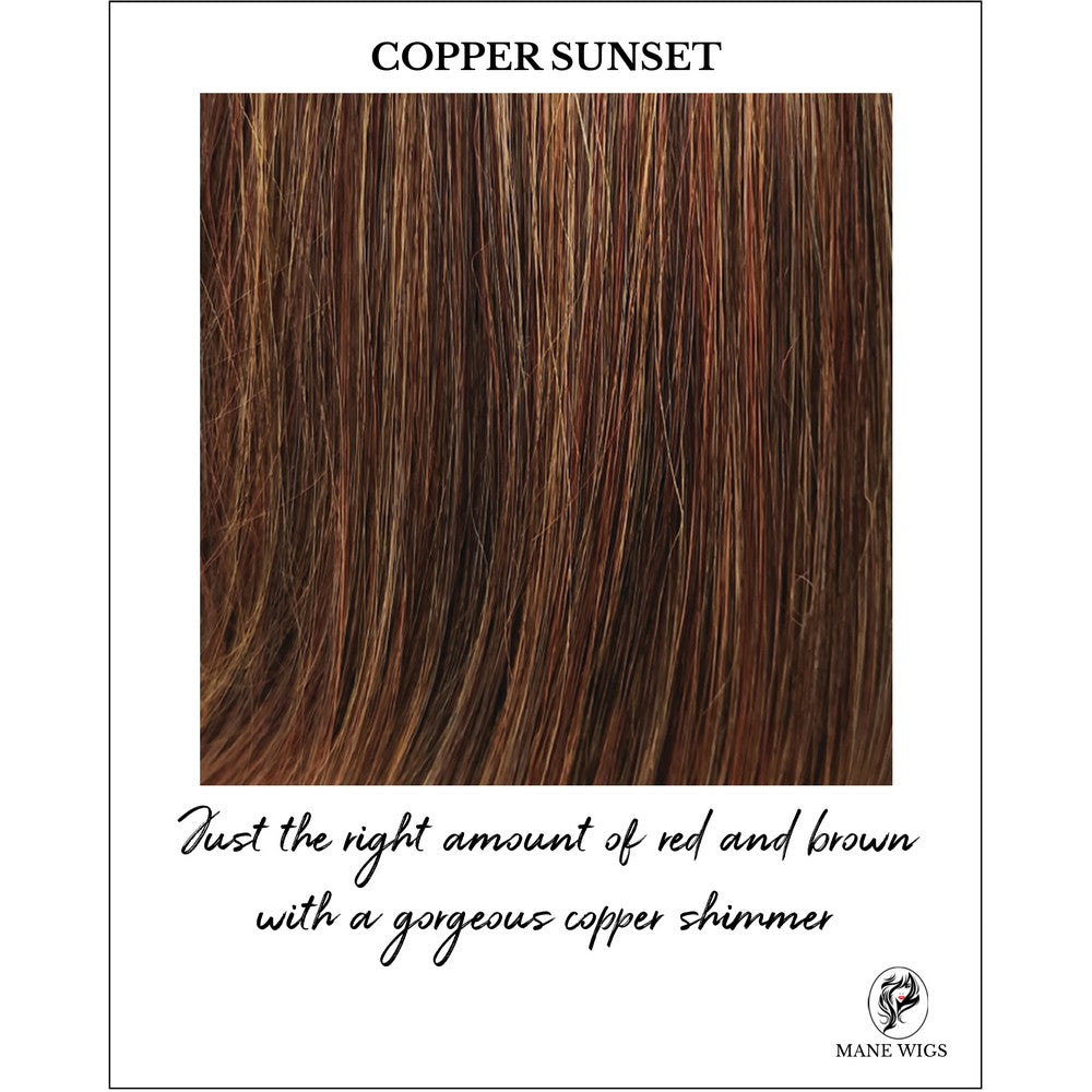 COPPER SUNSET-Just the right amount of red and brown with a gorgeous copper shimmer