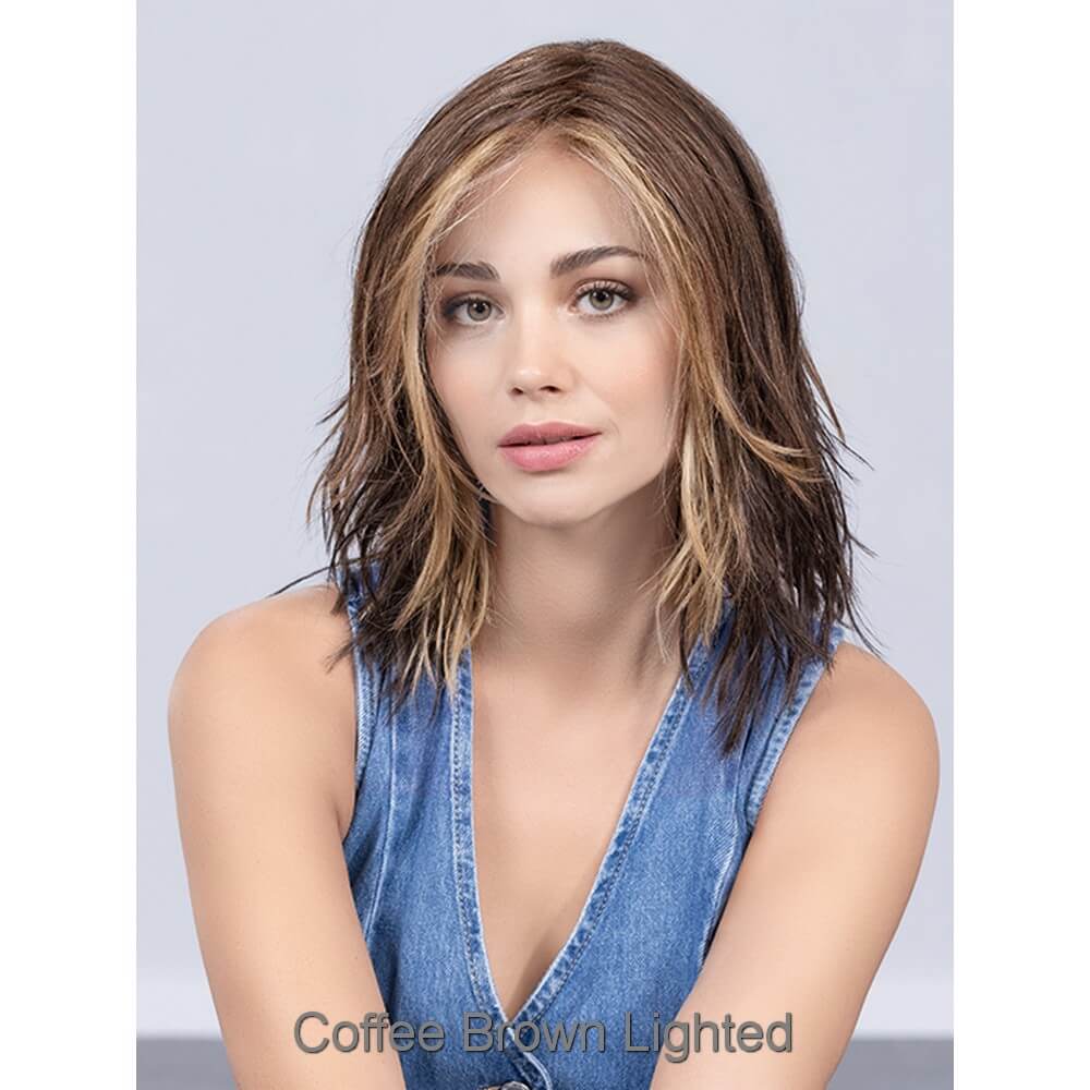 Flow by Ellen Wille wig in Coffee Brown Lighted