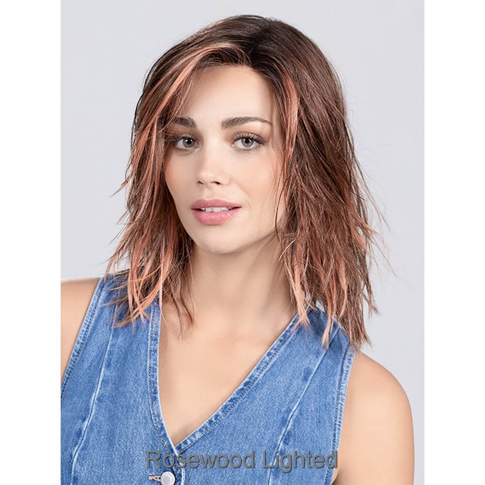 Flow by Ellen Wille wig in Rosewood Lighted