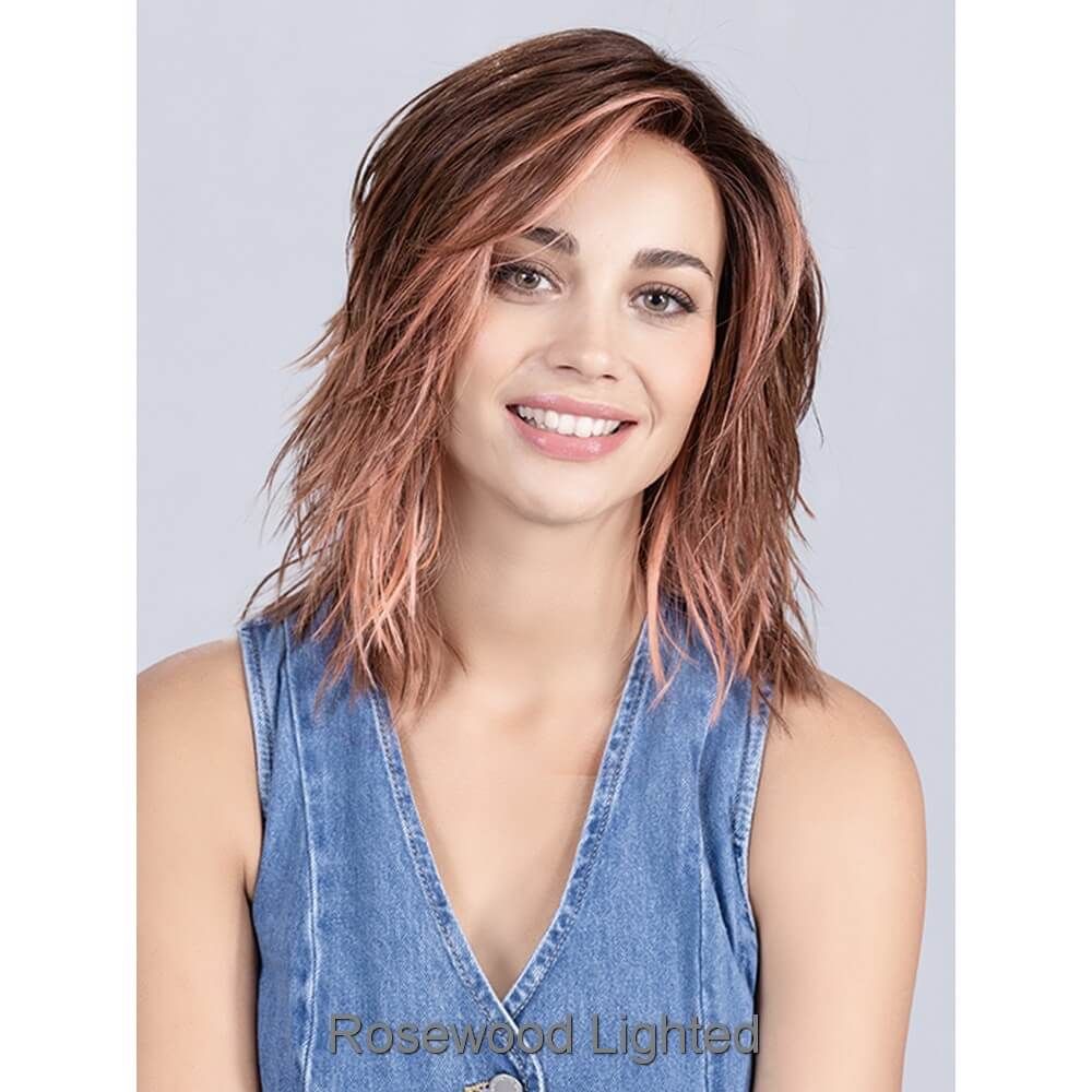 Flow by Ellen Wille wig in Rosewood Lighted