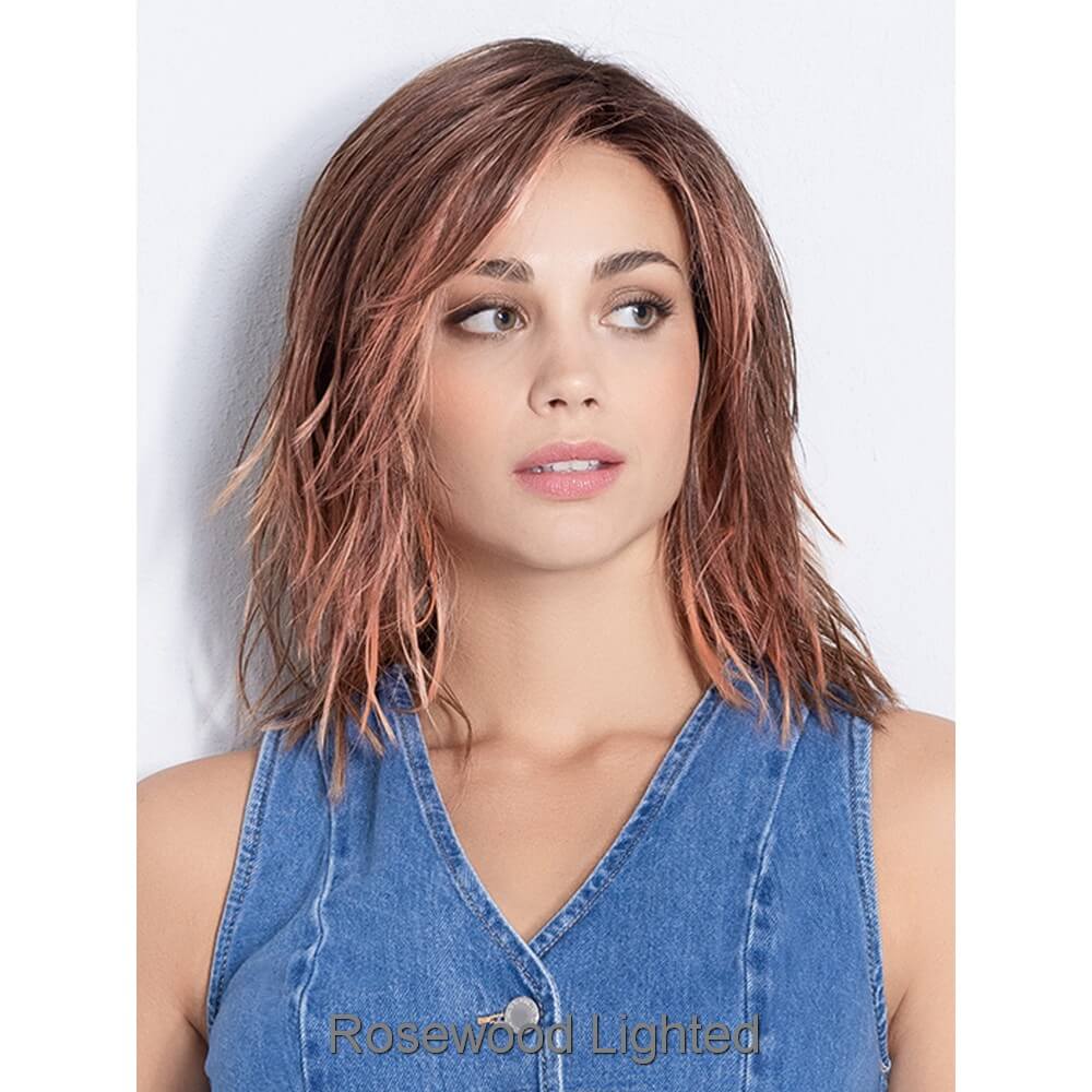 Flow by Ellen Wille wig in Rosewood Lighted