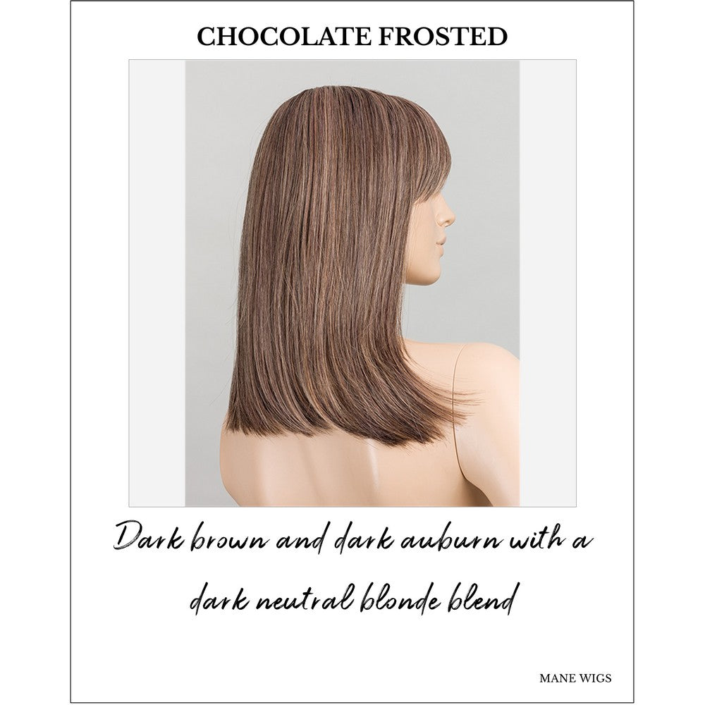 Jacky by Ellen Wille Wig in Chocolate Frosted-Dark brown and dark auburn with a dark neutral blonde blend