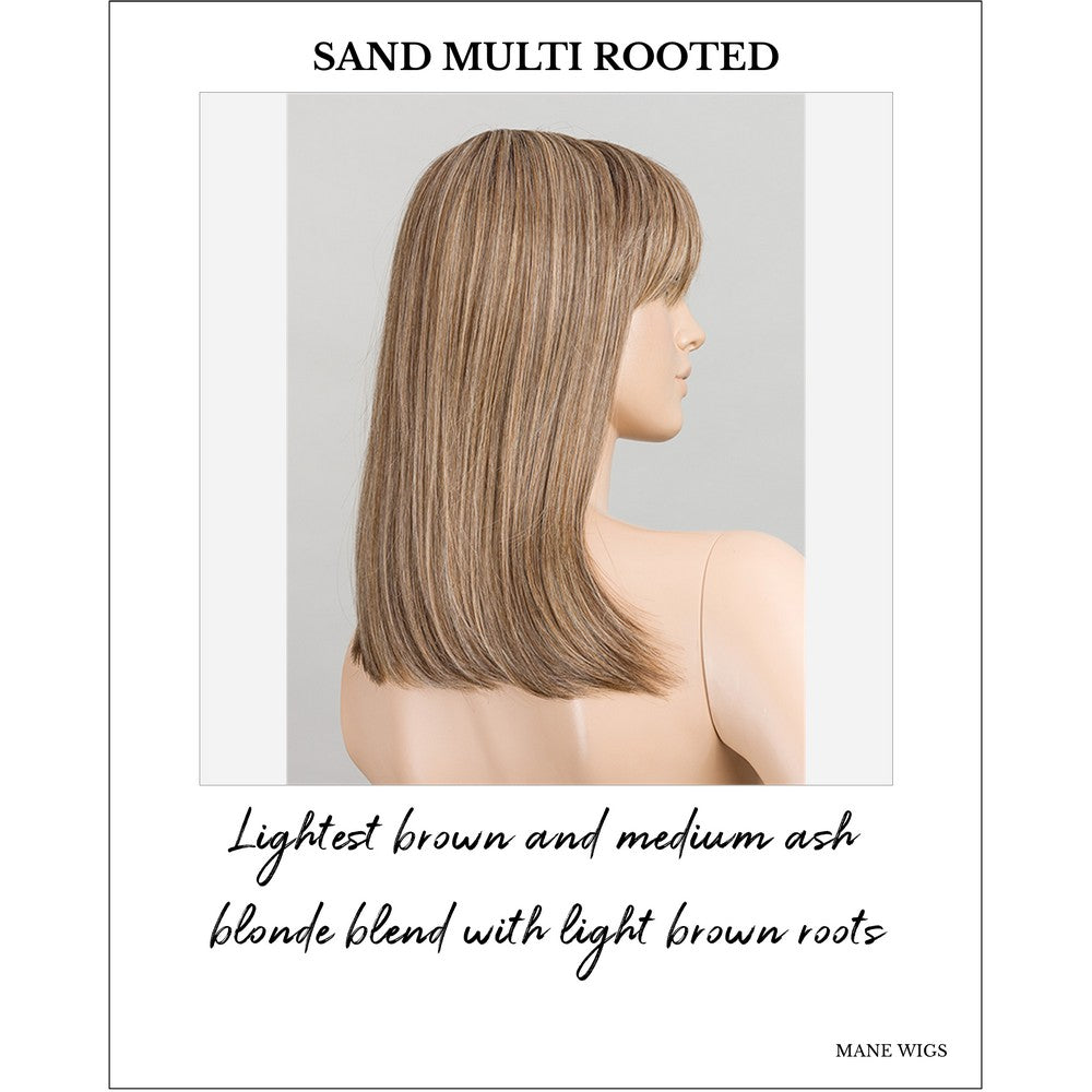 Jacky by Ellen Wille Wig in Sand Multi Rooted-Lightest brown and medium ash blonde blend with light brown roots