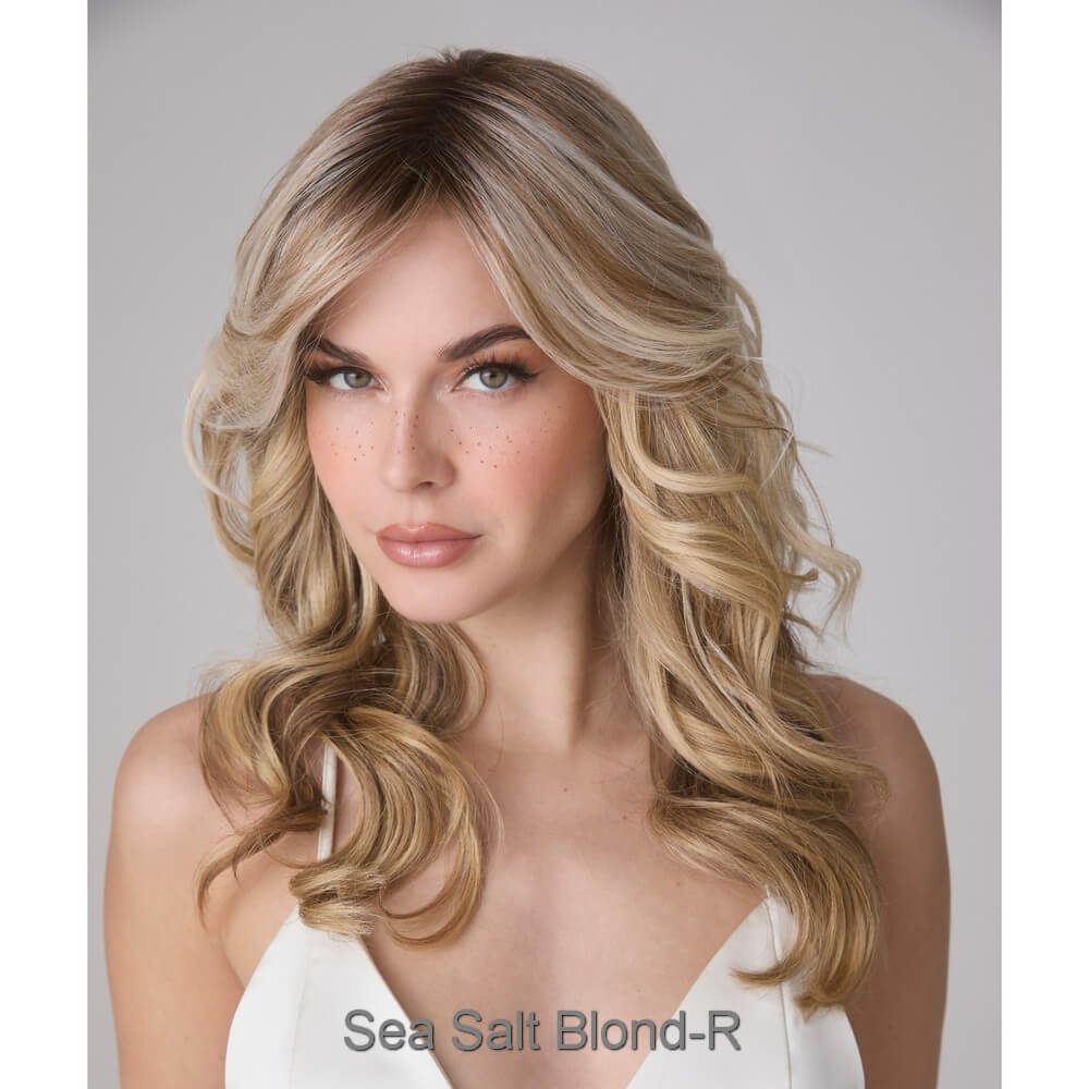 Medium Wavy Top Piece Mono by Amore