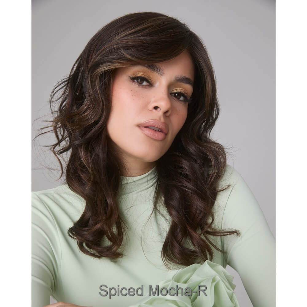 Medium Wavy Top Piece Mono by Amore