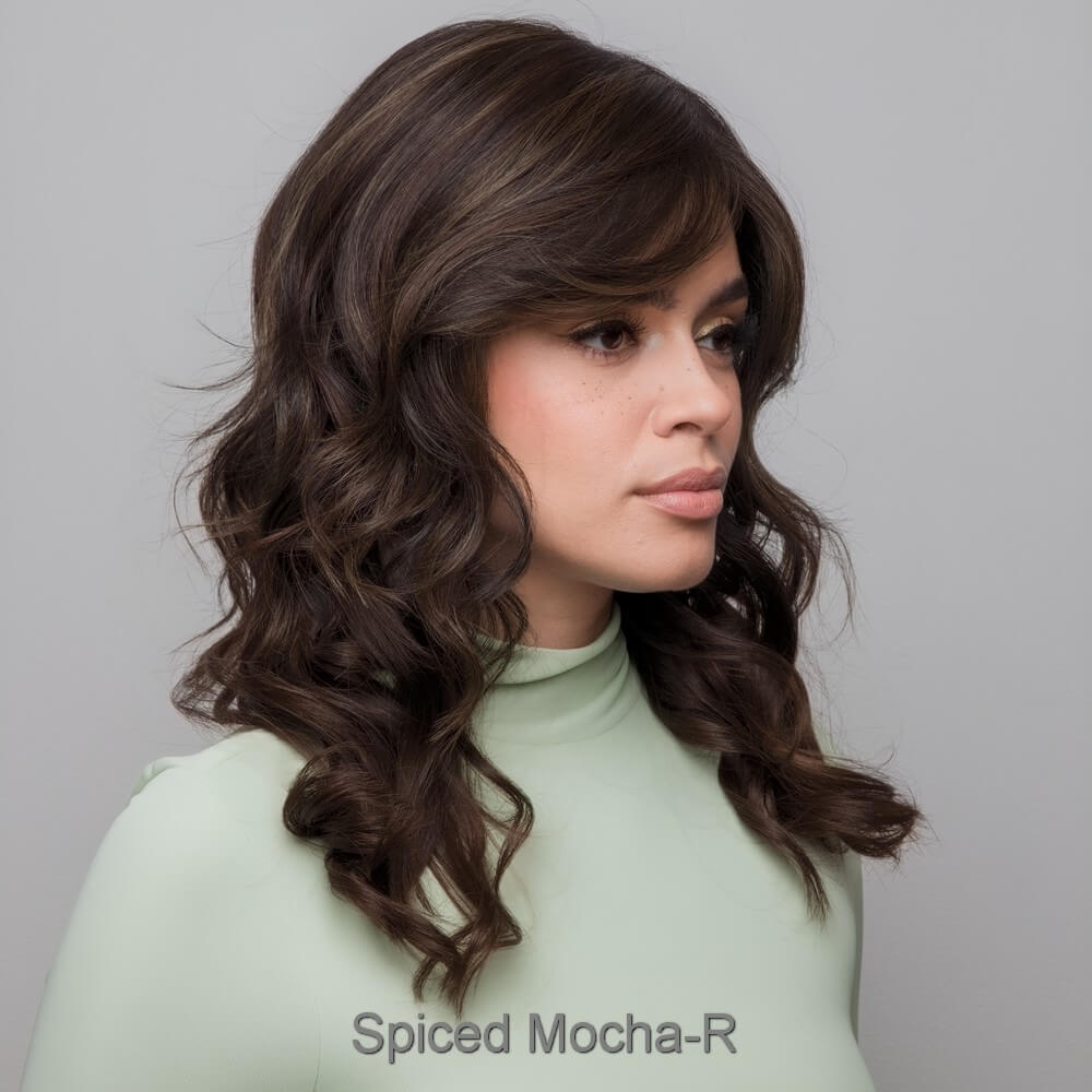 Medium Wavy Top Piece Mono by Amore