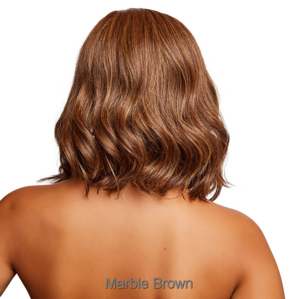 Panache Wavez by Rene of Paris wig in Marble Brown Image 5