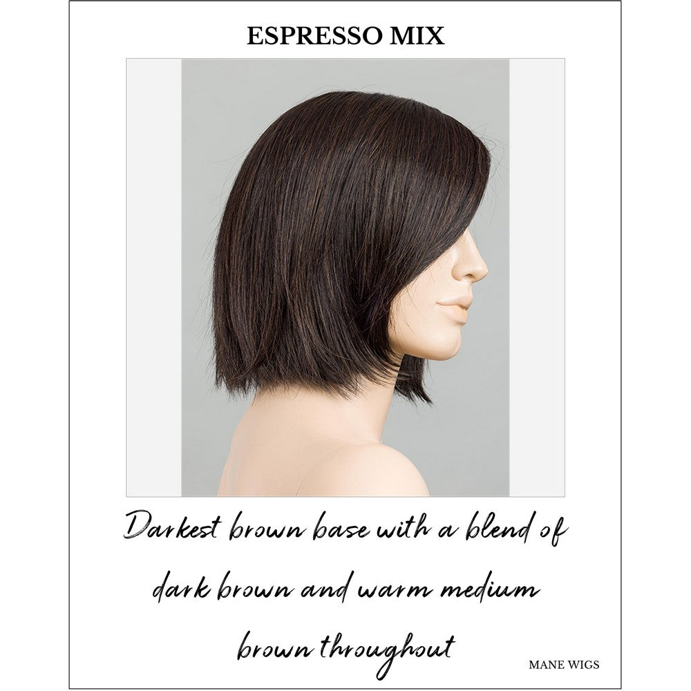 Ready by Ellen Wille in Espresso Mix-Darkest brown base with a blend of dark brown and warm medium brown throughout