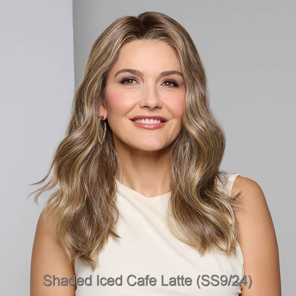 Selfie Mode by Raquel Welch wig in Shaded Iced Cafe Latte (SS9/24) Image 4