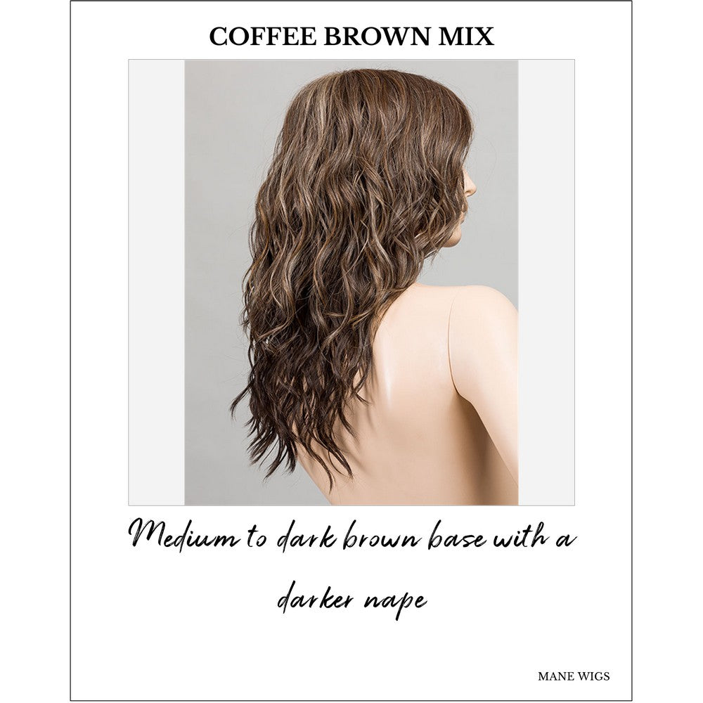 Serena by Ellen Wille in Coffee Brown Mix-Medium to dark brown base with a darker nape