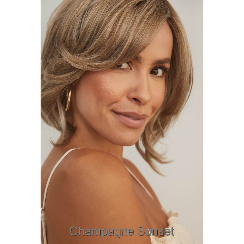 Sheena by Orchid wig in Champagne Sunset