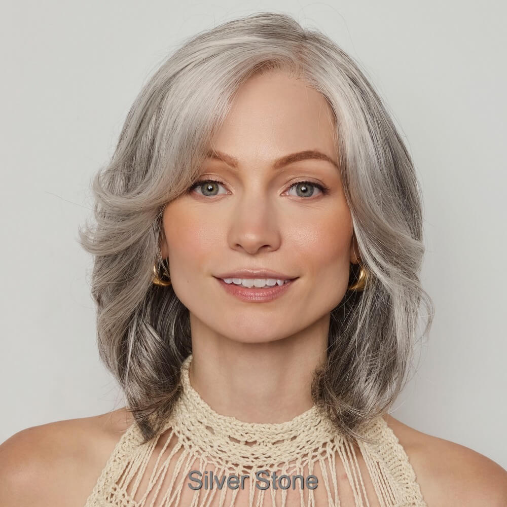 Sheena by Orchid wig in Silver Stone