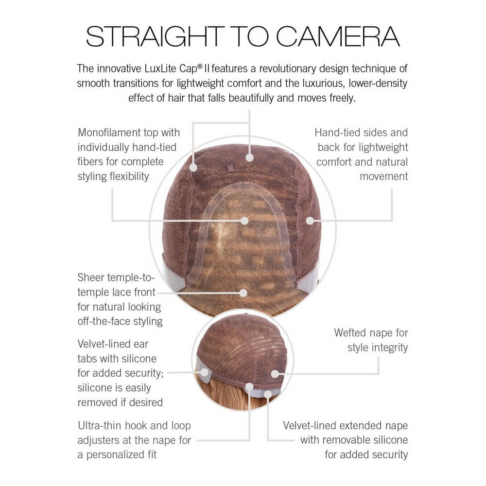 Straight To Camera by Raquel Welch cap construction
