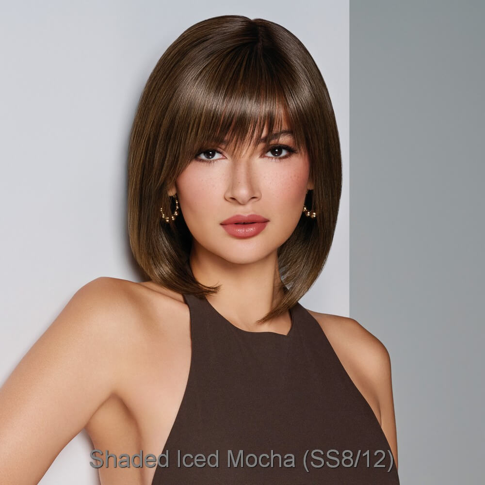 Straight To Camera by Raquel Welch wig in Shaded Iced Mocha (SS812)