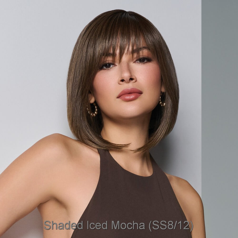 Straight To Camera by Raquel Welch wig in Shaded Iced Mocha (SS812)