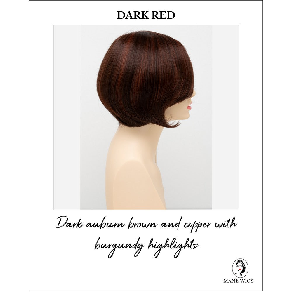 Abbey By Envy in Dark Red-Dark auburn brown and copper with burgundy highlights