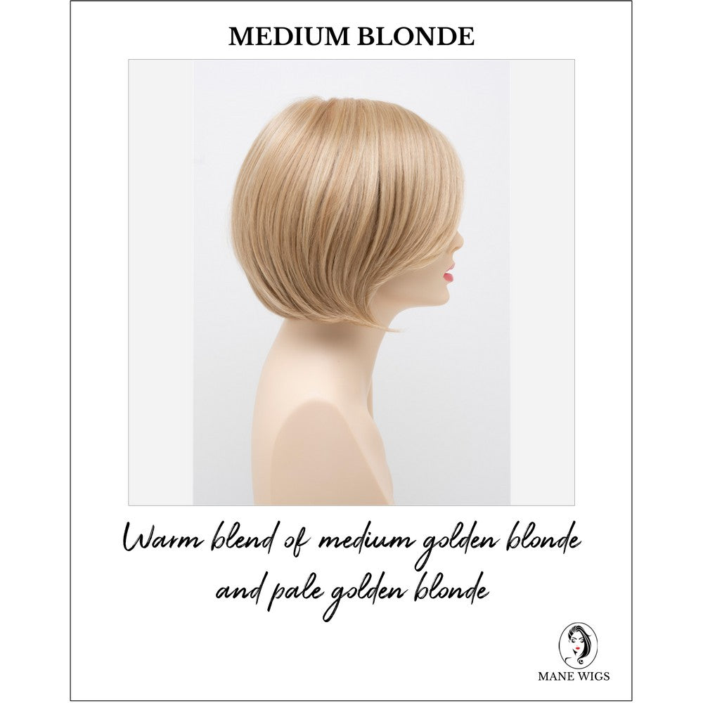 Abbey By Envy in Medium Blonde-Warm blend of medium golden blonde and pale golden blonde