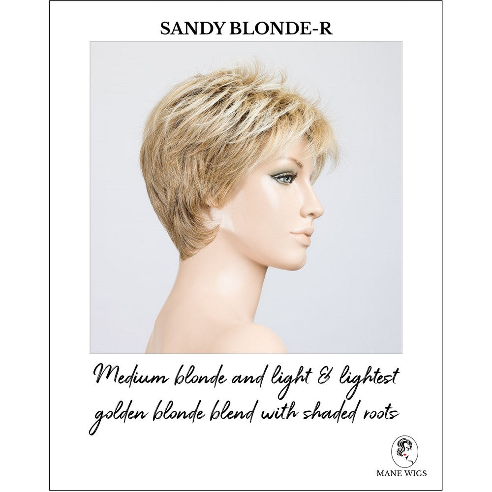 Bliss by Ellen Wille in Sandy Blonde-R-Medium blonde and light & lightest golden blonde blend with shaded roots