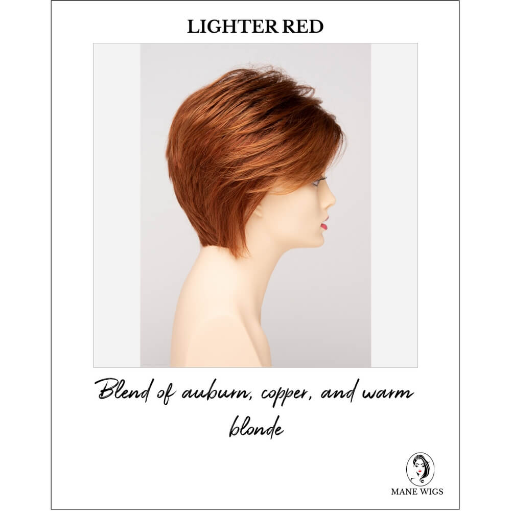 Lighter Red-Blend of auburn, copper, and warm blonde