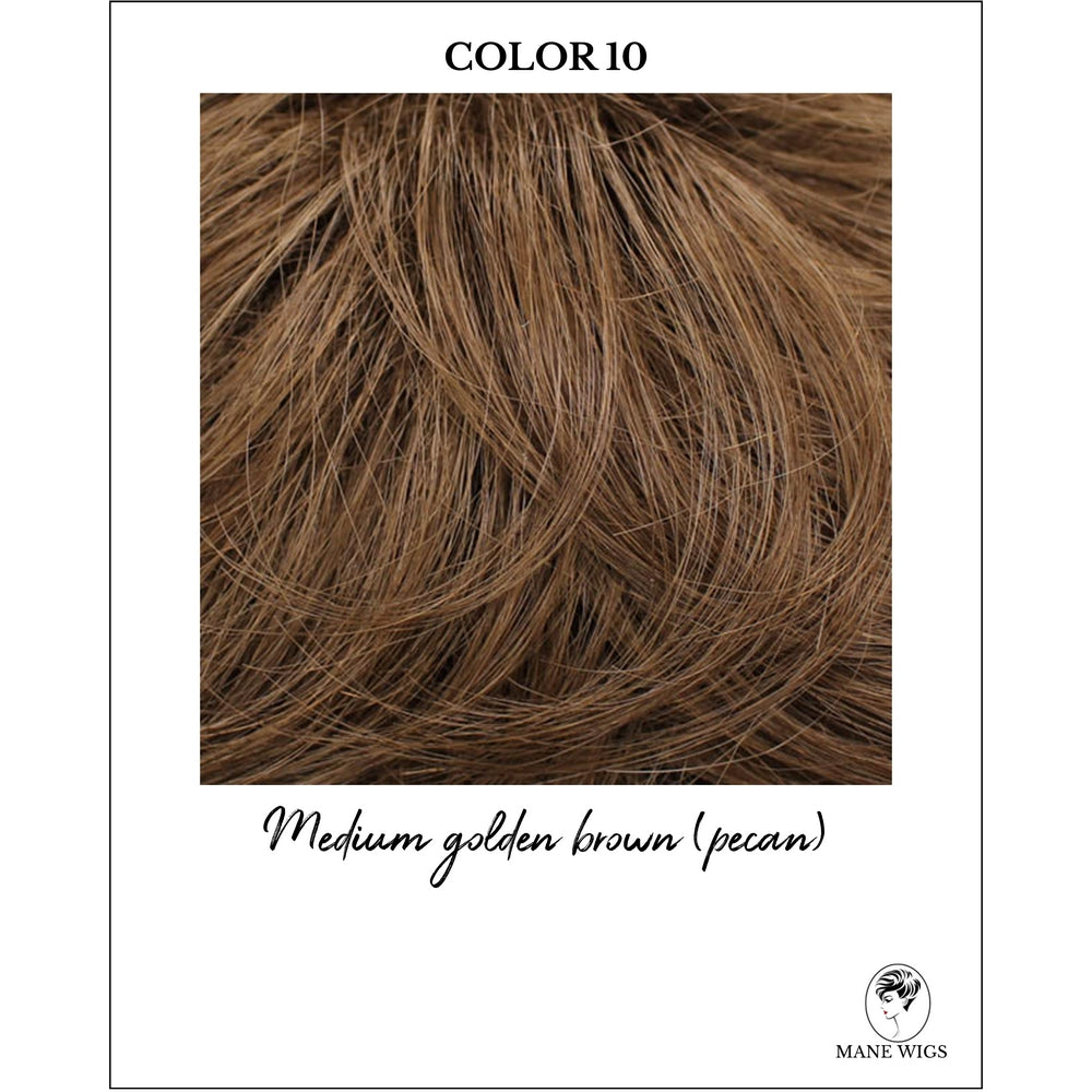 COLOR 10-Medium golden brown (pecan)