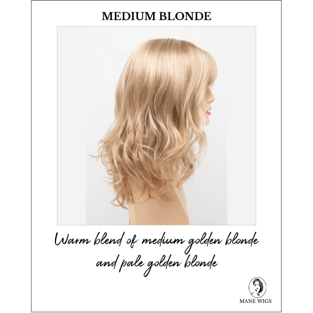 Harmony by Envy in Medium Blonde-Warm blend of medium golden blonde and pale golden blonde