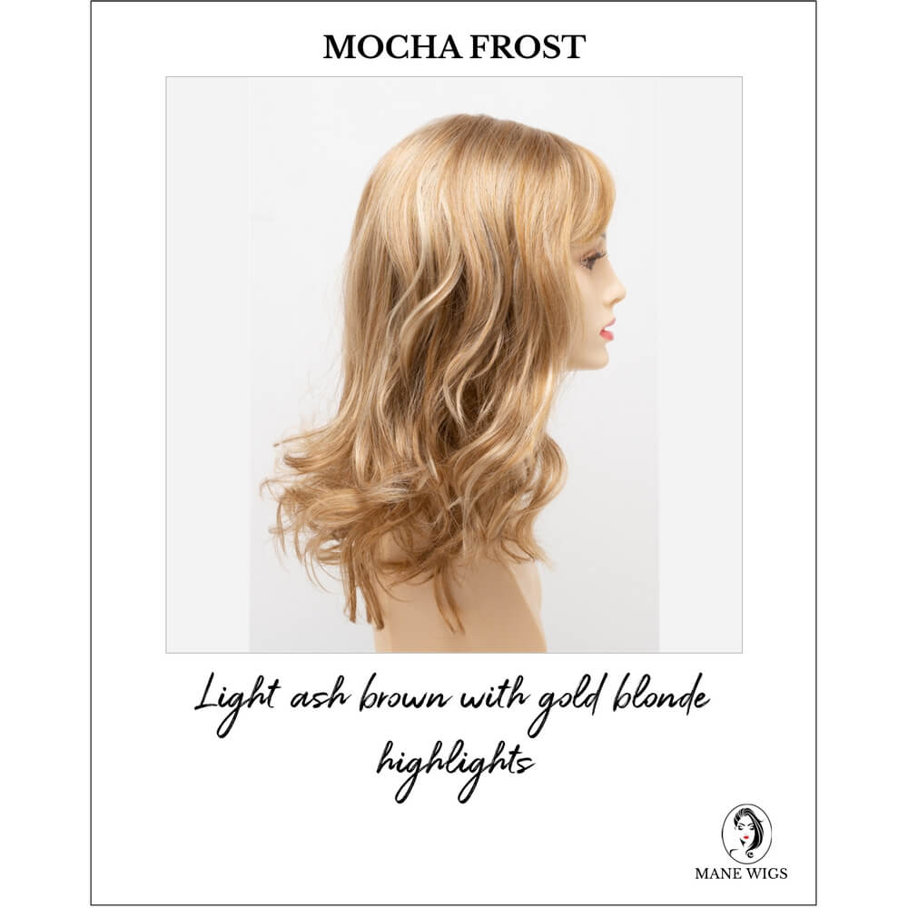 Harmony by Envy in Mocha Frost-Light ash brown with gold blonde highlights