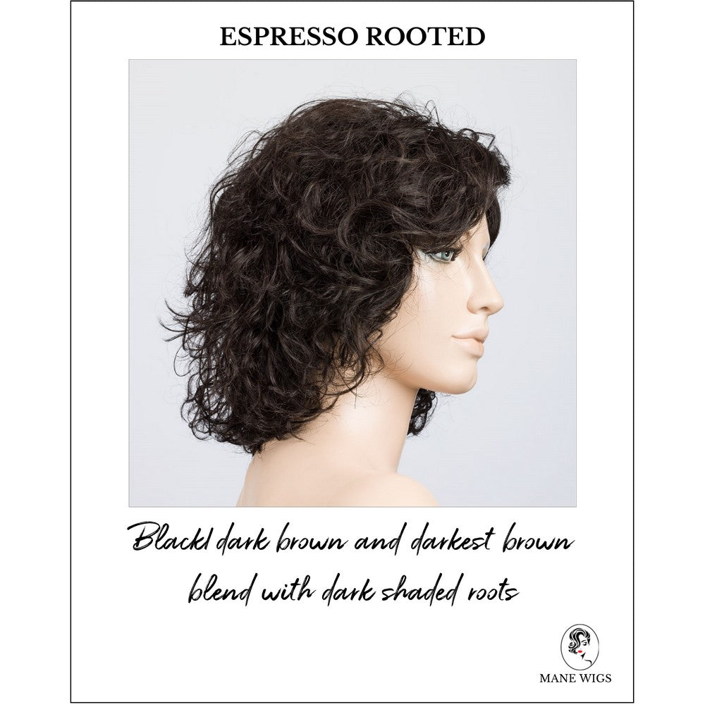 Loop in Espresso Rooted-Black/dark brown and darkest brown blend with dark shaded roots