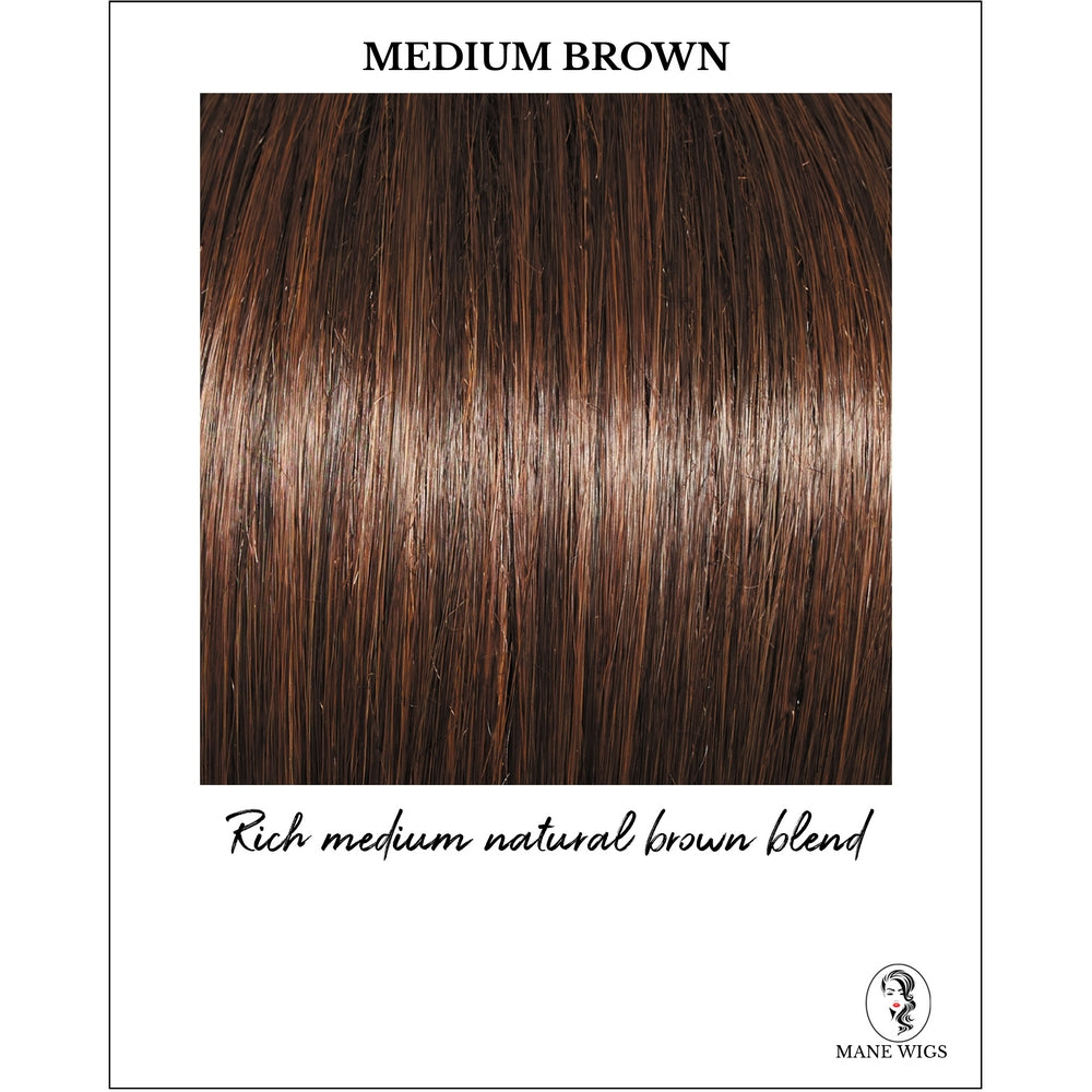 Medium Brown-Rich medium natural brown blend