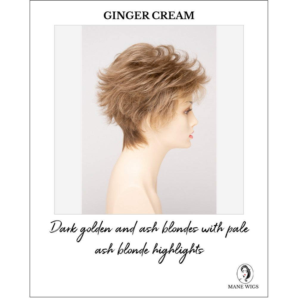 Olivia By Envy in Ginger Cream-Dark golden and ash blondes with pale ash blonde highlights