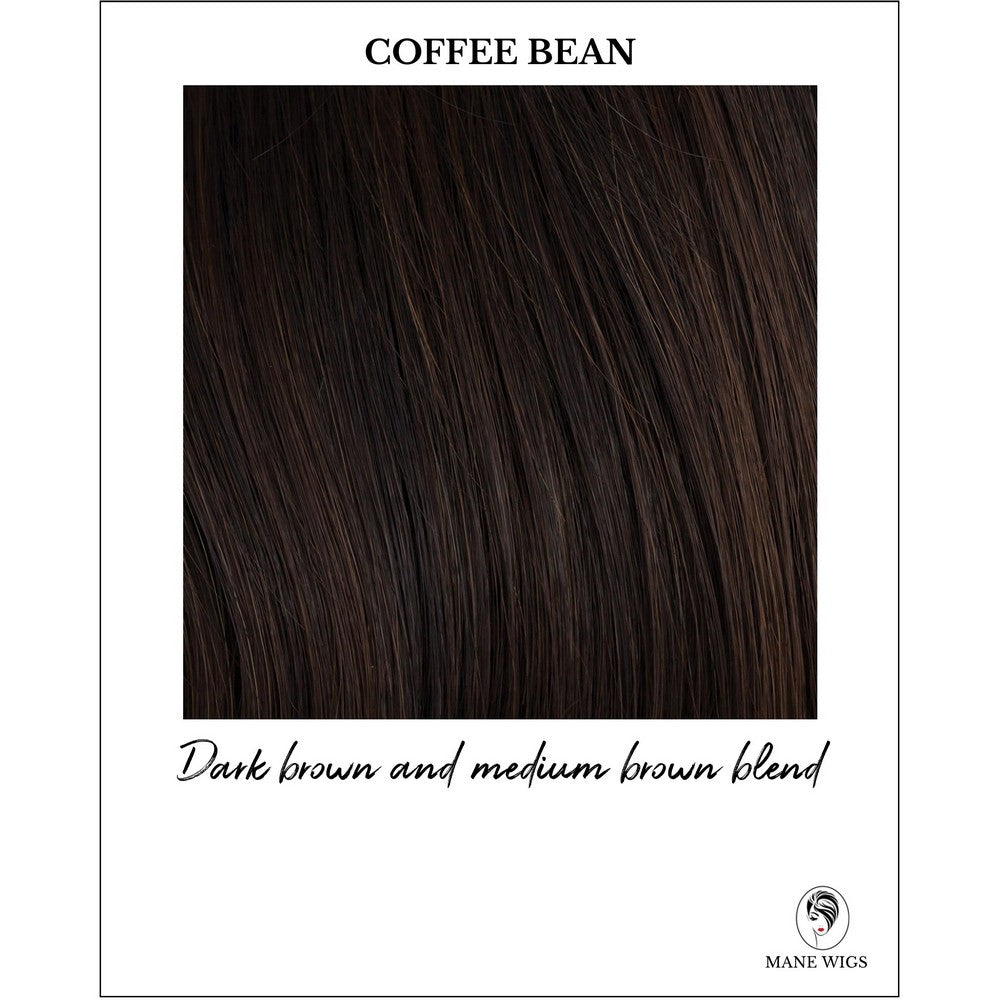 Coffee Bean-Dark brown and medium brown blend