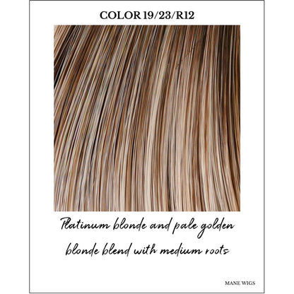 Biscotti Blonde (19/23/R12)-Platinum blonde and pale golden blonde blend with medium roots