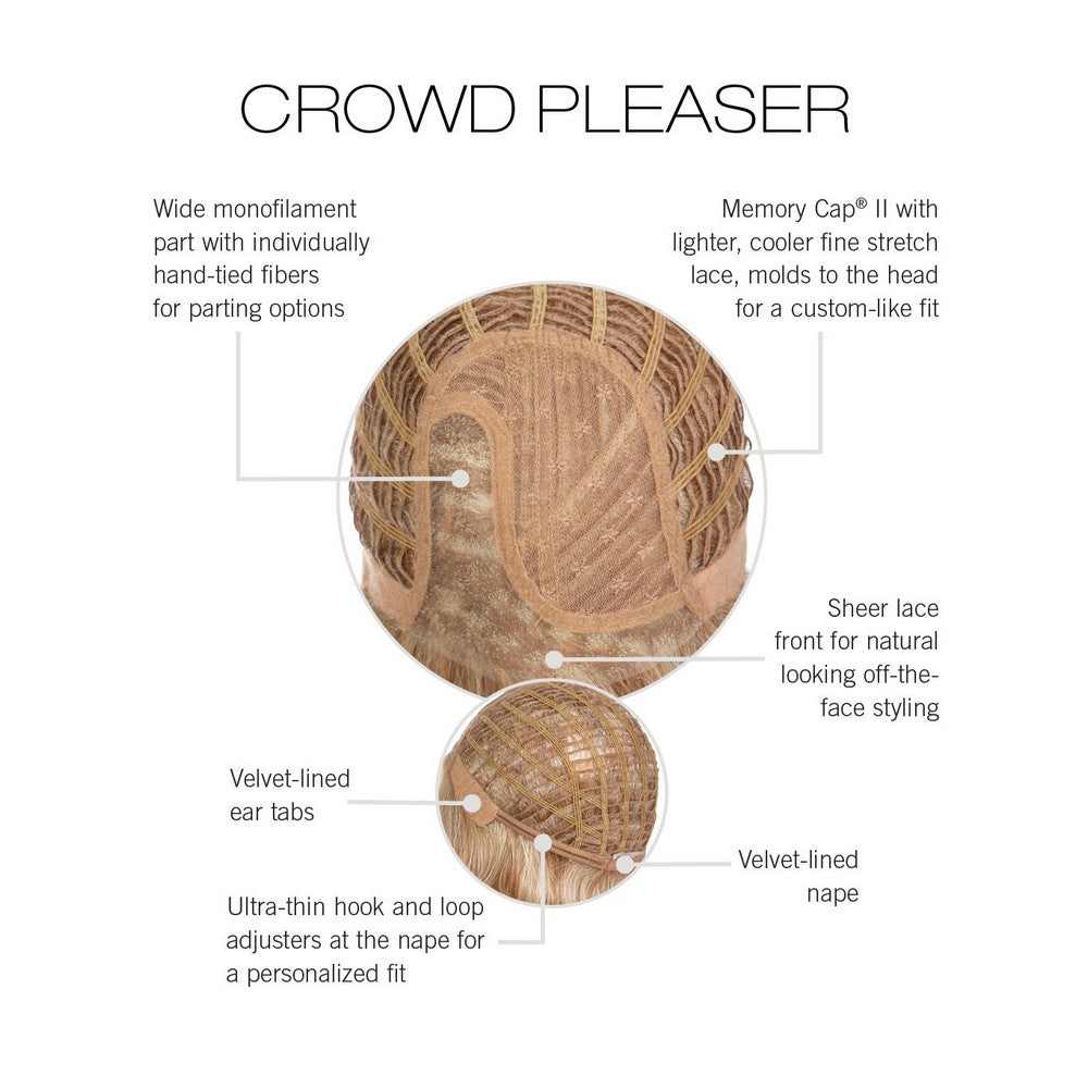 Crowd Pleaser by Raquel Welch cap construction