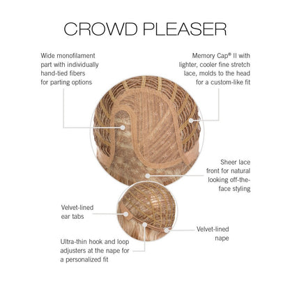 Crowd Pleaser by Raquel Welch cap construction