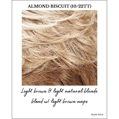 Almond Biscuit (10/22TT)-Light brown & light natural blonde blend w/ light brown nape