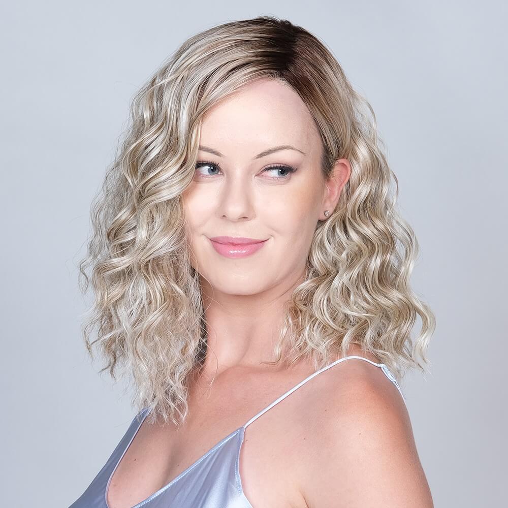 Amber Rock by Belle Tress wig in Butterbeer Blonde Image 1