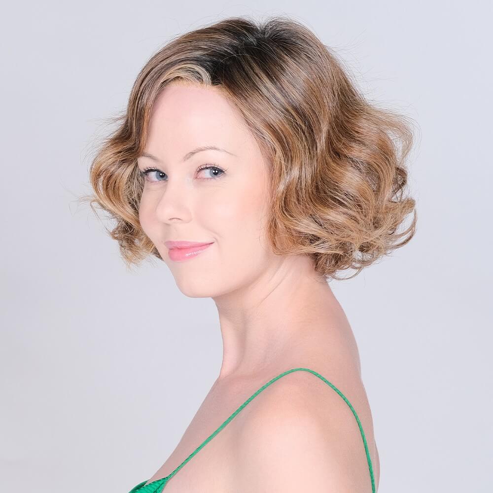Arista by Belle Tress wig in Mocha w/ Cream Image 3