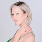 Load image into Gallery viewer, Bona Vita by Belle Tress wig in Butterbeer Blonde Image 2

