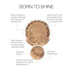 Load image into Gallery viewer, Born To Shine by Raquel Welch Cap Construction
