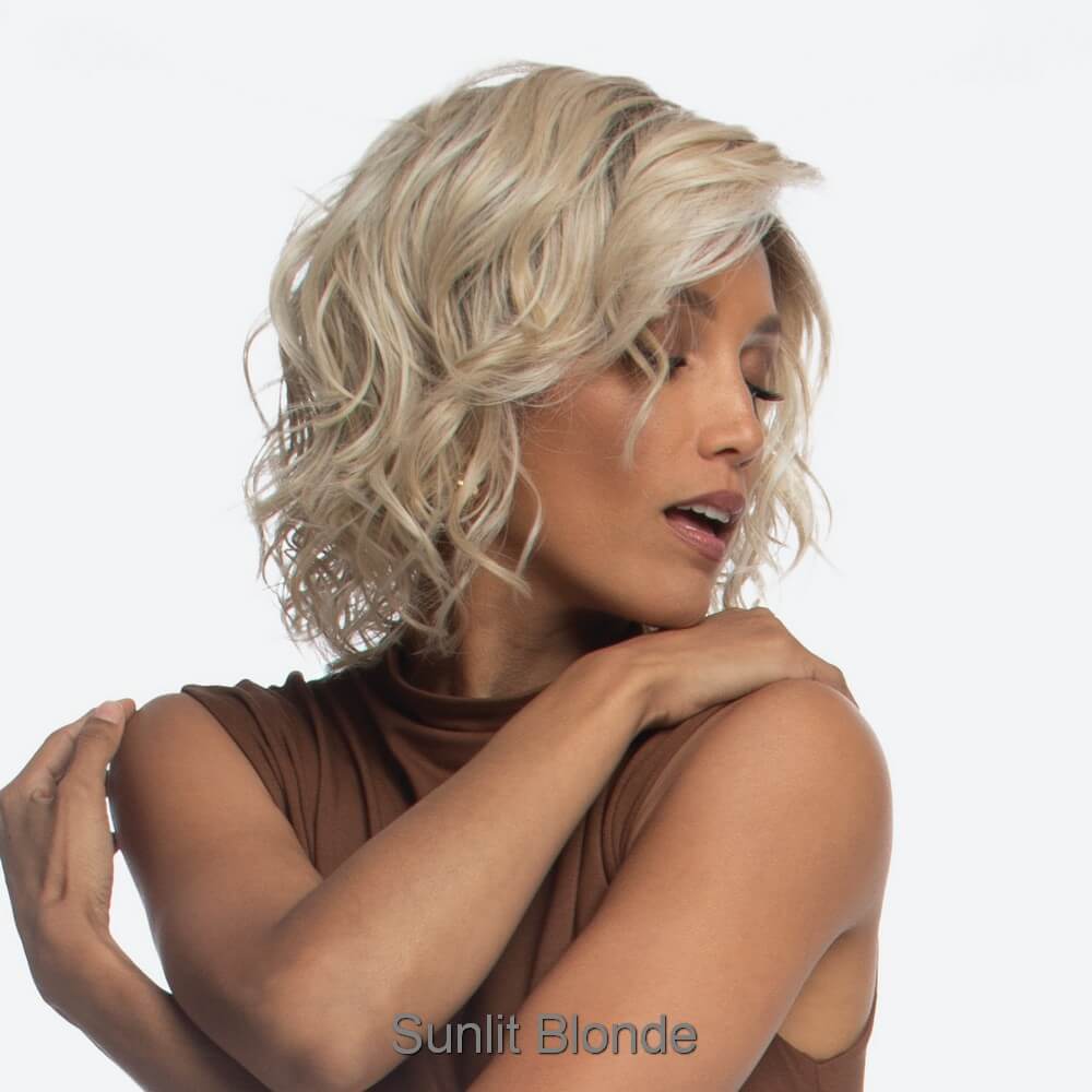 Brighton by Estetica wig in Sunlit Blonde Image 4