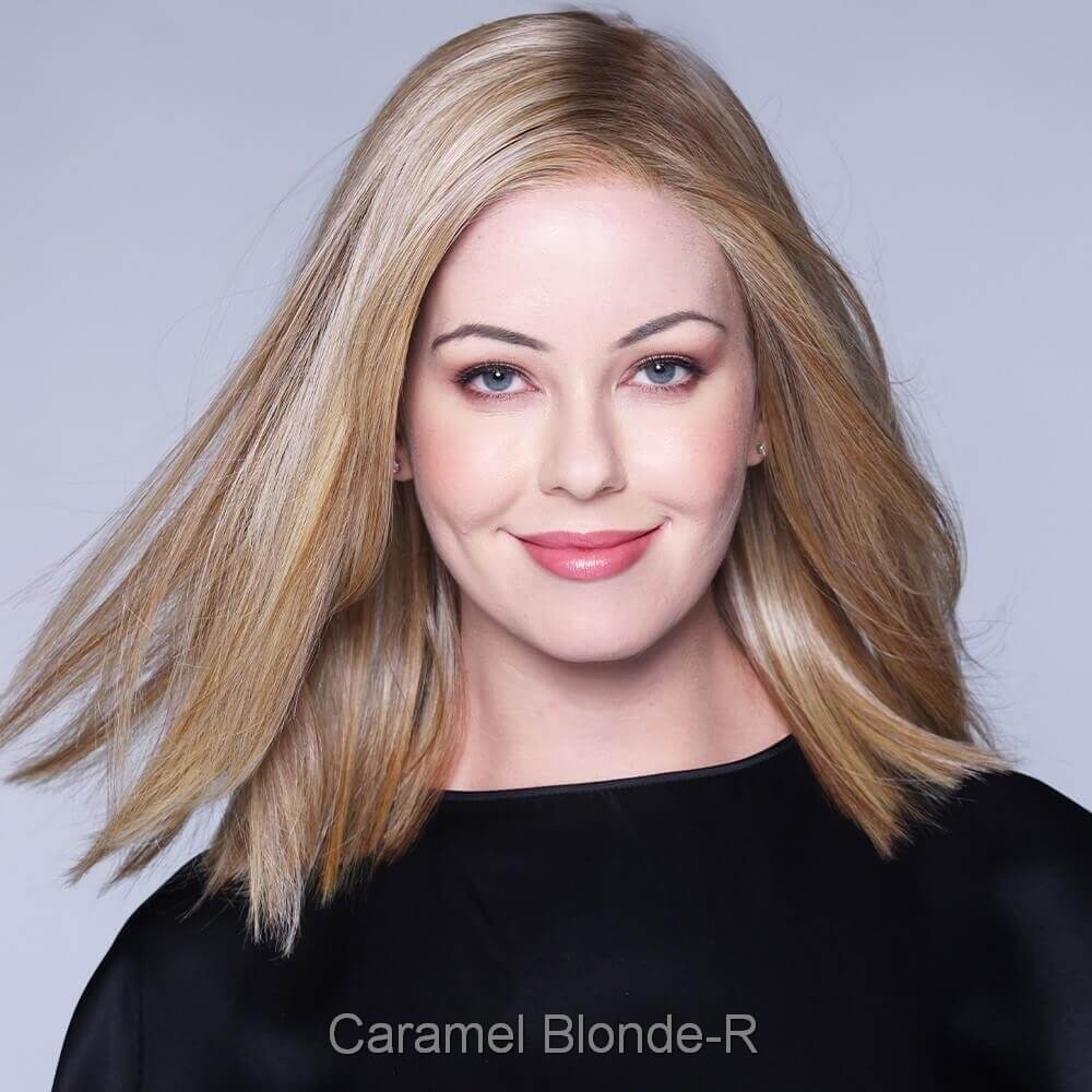 Calabasas by Belle Tress wig in Caramel Blonde-R Image 3