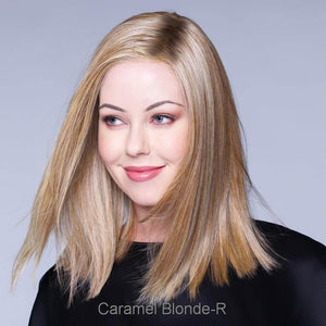 Calabasas by Belle Tress wig in Caramel Blonde-R Image 4
