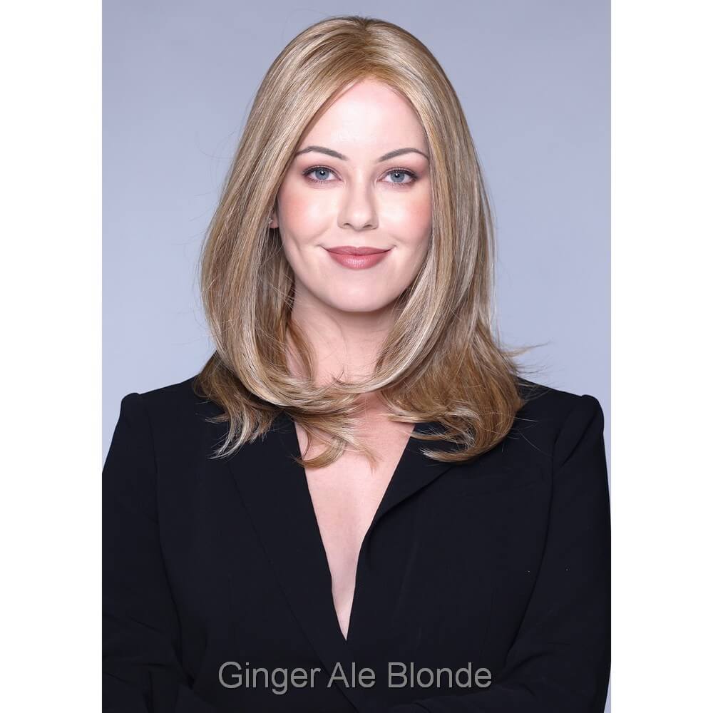 Celine by Belle Tress wig in Ginger Ale Blonde Image 6