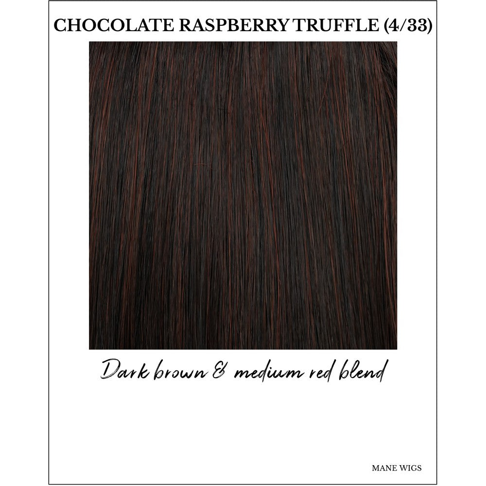 Chocolate Raspberry Truffle (4/33)-Dark brown & medium red blend