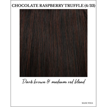 Chocolate Raspberry Truffle (4/33)-Dark brown & medium red blend