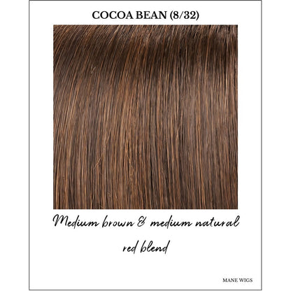 Cocoa Bean (8/32)-Medium brown & medium natural red blend